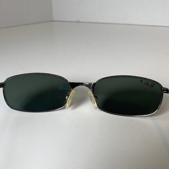 Rare! Ray-Ban RB3162 Sleek 004/48 Sunglasses Silver Chrome Polarized 52-19 - Picture 9 of 16